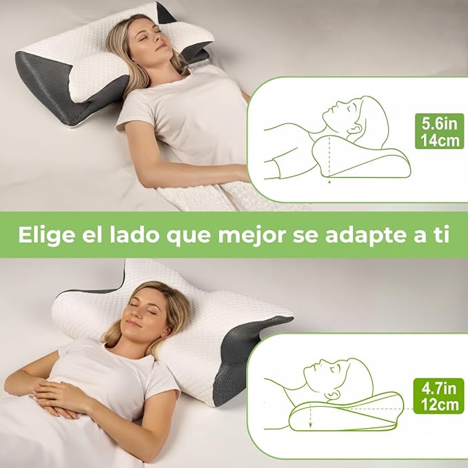 ALMOHADA CERVICAL ZENADIA | Descanso y Alivio del Dolor Garantizado