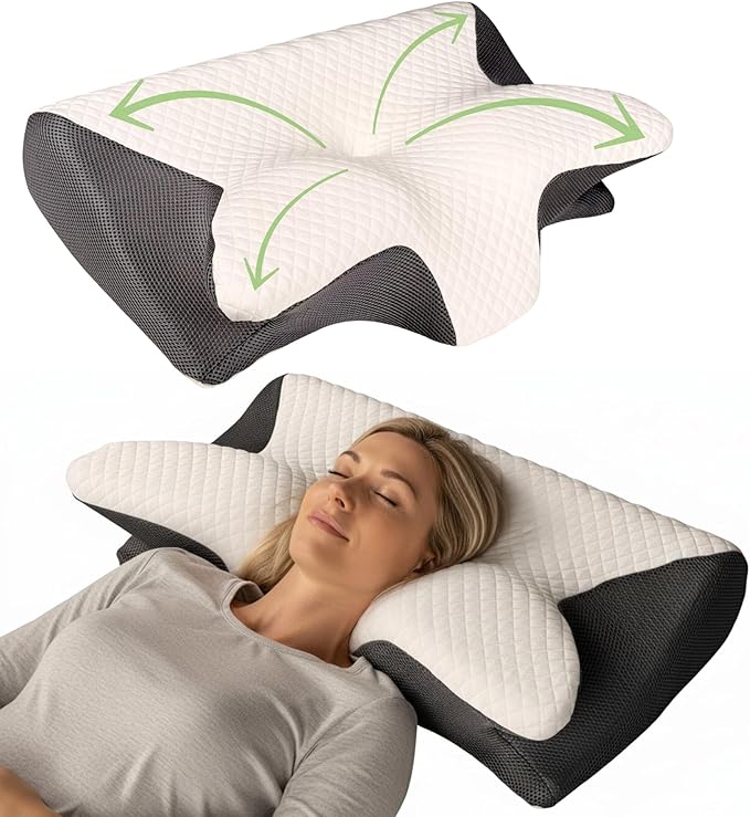 ALMOHADA CERVICAL ZENADIA | Descanso y Alivio del Dolor Garantizado