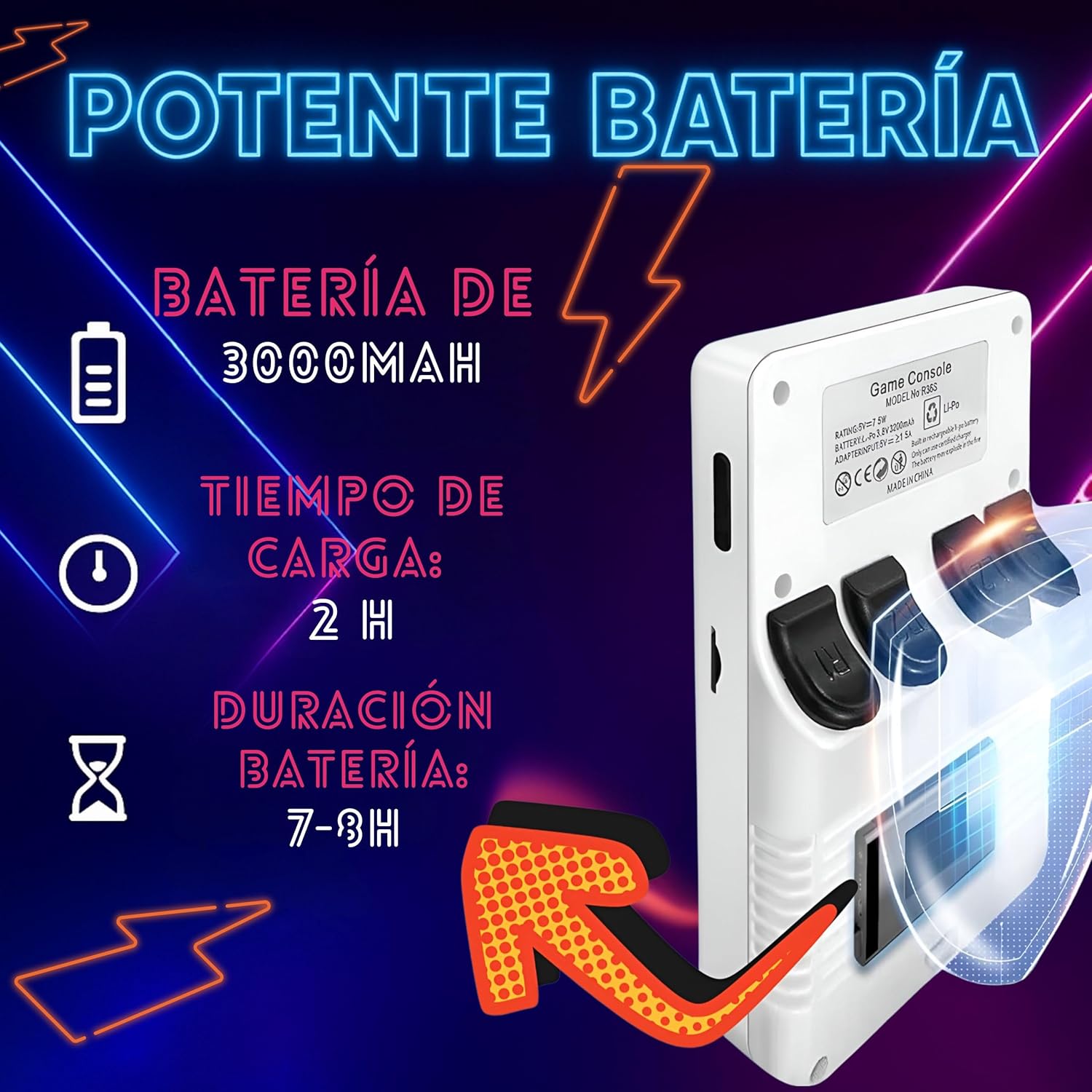 PocketRetro – Consola Retro de Bolsillo con Miles de Juegos