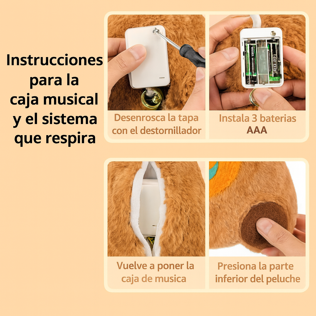 ConejoZen - El peluche que respira contigo y aleja la ansiedad.