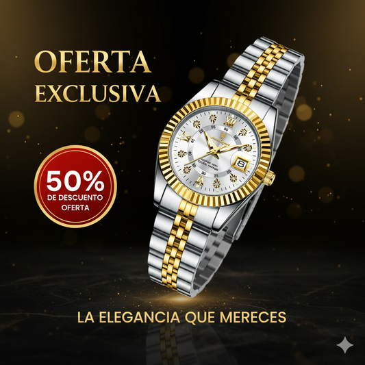 Reloj de Lujo POEDAGAR para Mujer La Elegancia Que Habla por Ti