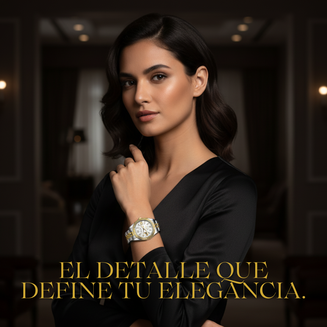 Reloj de Lujo POEDAGAR para Mujer La Elegancia Que Habla por Ti
